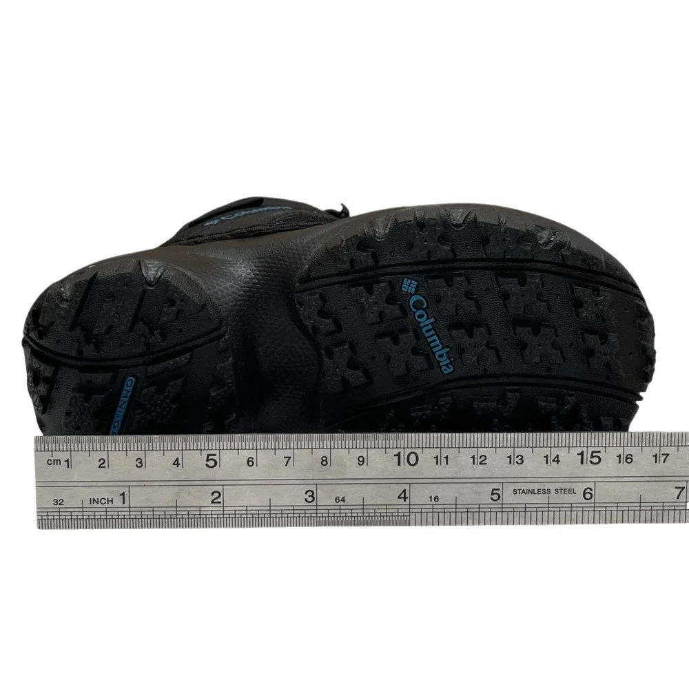 Columbia Rope Tow III Toddler Boys Girls Waterproof Snow Boots Size10 Black Blue